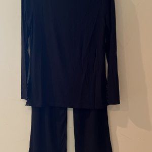 The White Company Sleep Pijama Set Sz Small Black NWT